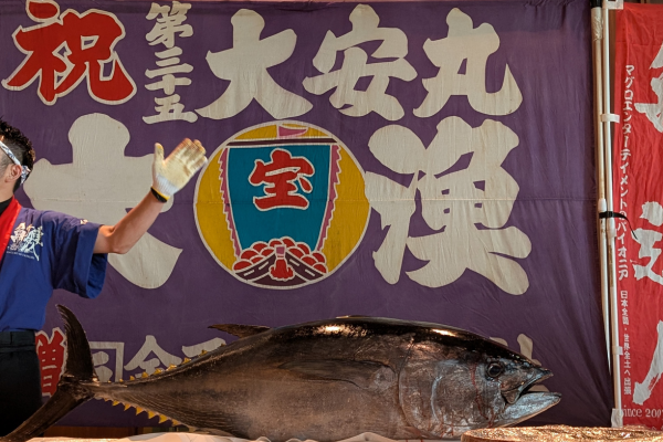 初競りの縁起を体感する企画｜三福プランのご紹介